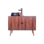 Badkamermeubel | Vintage | Rosewood |  2866, Huis en Inrichting, Badkamer | Badkamermeubels, Minder dan 50 cm, 75 cm of meer, Ophalen of Verzenden