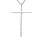 Zonder minimumprijs - Ketting met hanger - 18 karaat Witgoud, Sieraden, Tassen en Uiterlijk, Antieke sieraden