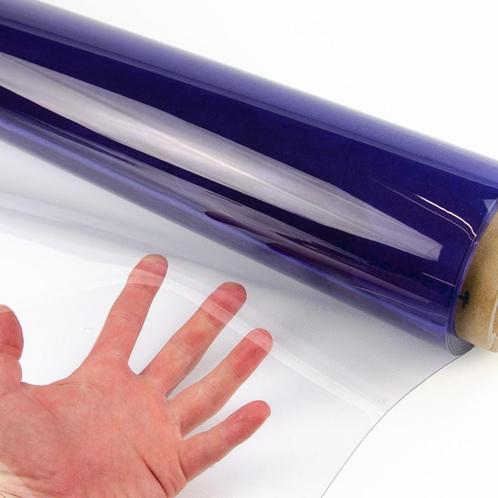 Transparant Raamzeil PVC per meter - Dikte: 0,5mm - Breedte:, Doe-het-zelf en Verbouw, Zeil en Folie, Zeil, Nieuw, Ophalen of Verzenden