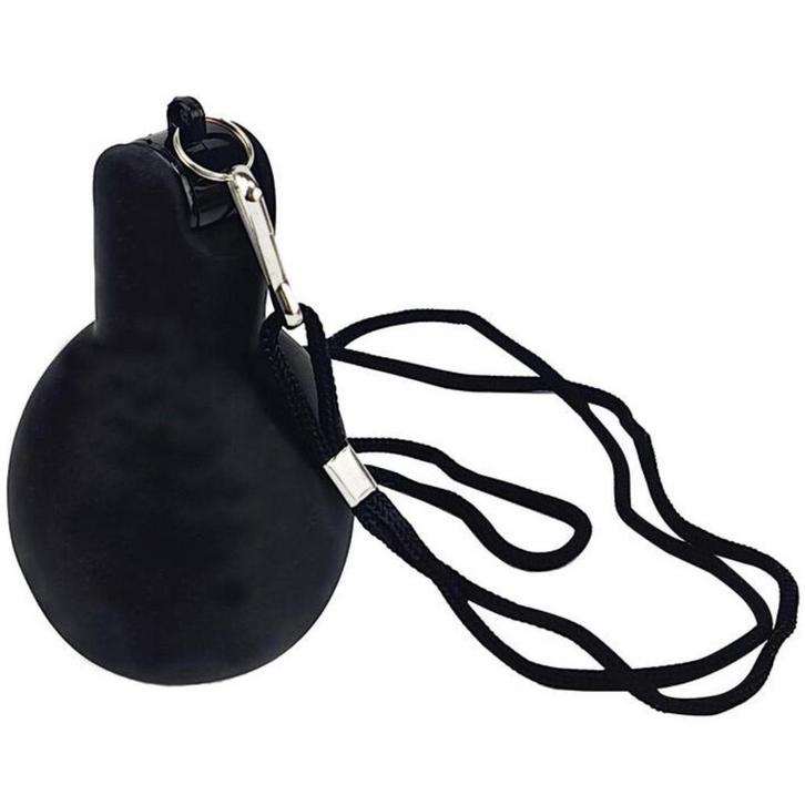 Benson Knijpfluit / Handfluit met Koord – Zwart – Compac, Sport en Fitness, Bergsport en Wandelen, Nieuw, Ophalen of Verzenden