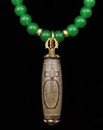Emeraude - Boeddhistische ketting - Mammon Dzi - God van de