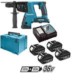 Makita DHR264RF4J 36V (2x18V) Li-ion accu SDS-plus