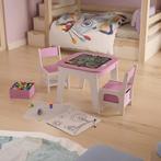 Kinderzitgroep Milou - Met 2 stoelen en 1 tafel - Roze, Kinderen en Baby's, Kinderkamer | Tafels en Stoelen, Verzenden, Nieuw