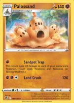 Palossand 100/195 Reverse Holo Silver Tempest, Hobby en Vrije tijd, Verzamelkaartspellen | Pokémon, Losse kaart, Nieuw, Foil, Ophalen of Verzenden