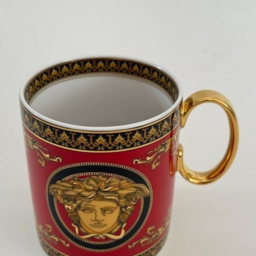 Rosenthal - Versace - Bekerglas - Bekertje met oorb | 9 cm, Antiek en Kunst, Antiek | Glas en Kristal