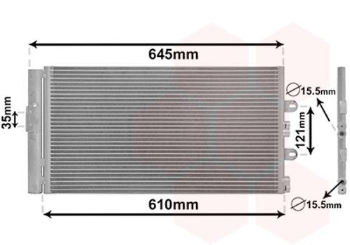LUCHTCONDENSATOR VOOR FIAT PUNTO II 1999-2002, Auto-onderdelen, Airco en Verwarming, Nieuw, Ophalen of Verzenden