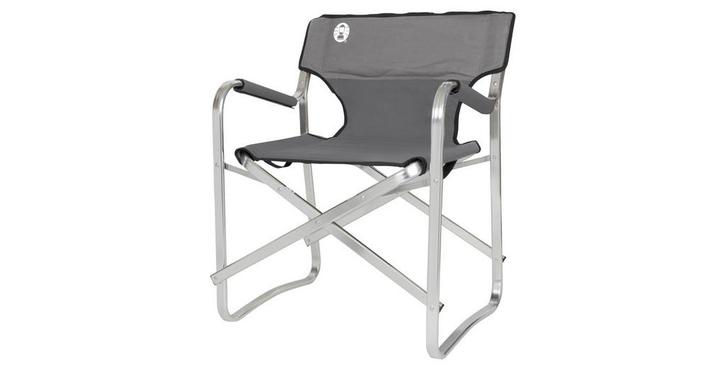 Coleman Deck Chair Grey (Kampeer Stoelen, Kampeer Meubels), Caravans en Kamperen, Kampeeraccessoires, Nieuw, Ophalen of Verzenden
