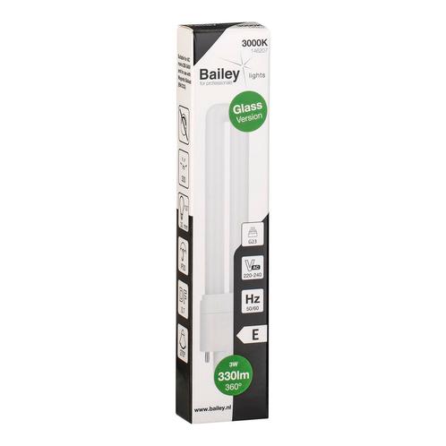Bailey Led Pl Glas G23 2P 3W 330Lm 3000K Commerciële Lamp -, Tuin en Terras, Buitenverlichting, Overige typen, Nieuw, Verzenden
