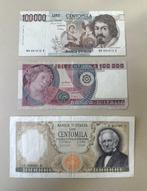 Italië. - 3 banknotes - various dates (Zonder minimumprijs)