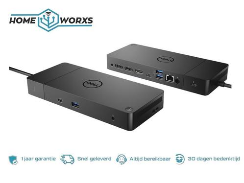 DELL WD19TBS Bedraad Thunderbolt 3 Zwart inc 130W voeding, Computers en Software, Dockingstations, Laptop, Refurbished, Docking station