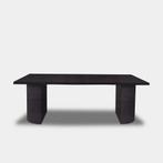 Tafel Boomstam Eikenhout  Half Rond  300x100, Huis en Inrichting, Tafels | Eettafels, Nieuw