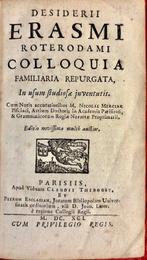 ERASMUS - Desiderii Erasmi Roterodami Colloquia - 1691