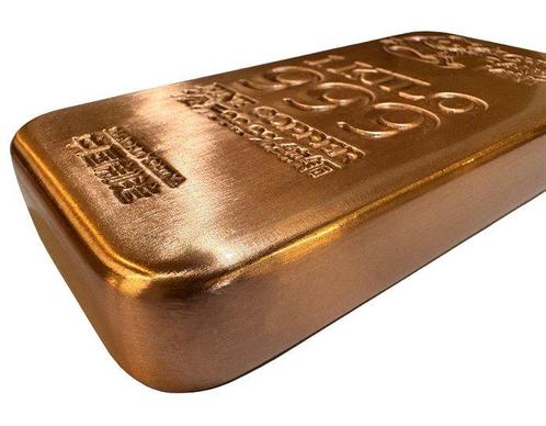 Panda Mint - Bar - Koper - 1 kg 999,9 fijn koper, Postzegels en Munten, Edelmetalen en Baren