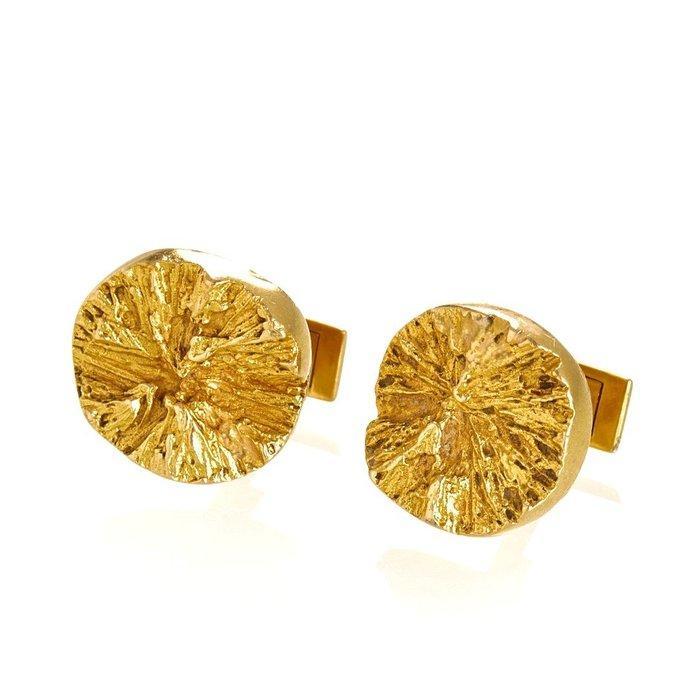 Lapponia - Manchetknopen - Devils Wheel - 18 karaat Geel, Sieraden, Tassen en Uiterlijk, Antieke sieraden