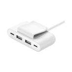 Belkin BoostCharge 4-Port USB Power spliter wit, Ophalen of Verzenden, Nieuw, Belkin