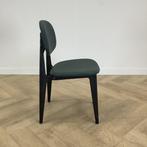 kantinestoel, groen - zwart, Huis en Inrichting, Stoelen, Gebruikt, Zwart, Leer, Ophalen of Verzenden