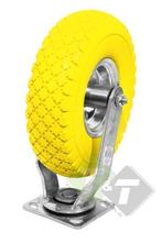 Zwenkwiel Massief - PU Wiel - Anti Lek Wiel - 300mm Hoog - 8, Doe-het-zelf en Verbouw, Zwenkwielen, Ophalen of Verzenden, Nieuw