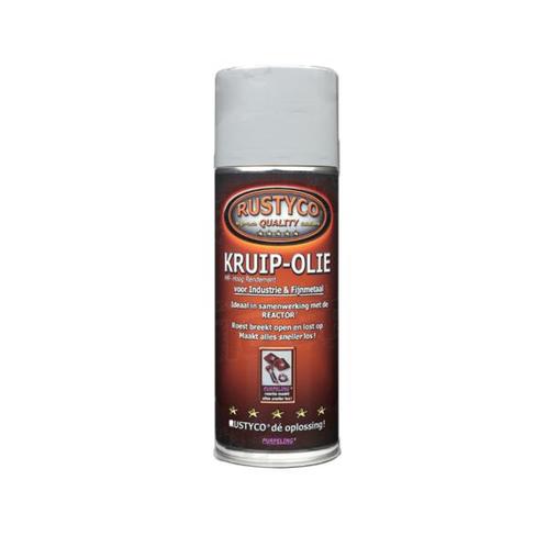 Rustyco Kruipolie - spuitbus 400ml (PAINT EN NON PAINT), Auto diversen, Autogereedschap, Nieuw, Verzenden