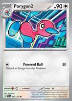 Porygon2 143/182 reverse holo Paradox Rift, Hobby en Vrije tijd, Verzamelkaartspellen | Pokémon, Ophalen of Verzenden, Nieuw, Losse kaart