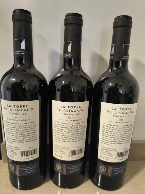 2020 La Torre de Arínzano, Tempranillo - Limited Edition -, Verzamelen, Wijnen