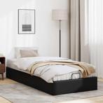 vidaXL Bedframe zonder matras 90x200 cm kunstleer zwart, Overige materialen, 90 cm, Eenpersoons, Verzenden