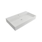 Wastafel Plieger Kansas 1 Kraangat 80x46,6 cm met Overloop, Doe-het-zelf en Verbouw, Sanitair, Ophalen of Verzenden, Nieuw, Overige typen