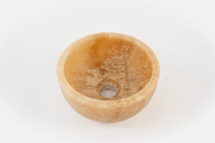 Waskom Opbouw Klein 25x12 | Onyx Steen | Toilet Fontein, Doe-het-zelf en Verbouw, Sanitair, Nieuw, Steen, Verzenden