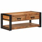 vidaXL Salontafel 90x50x38 cm massief acaciahout, Verzenden, Nieuw, Overige houtsoorten, 50 tot 100 cm