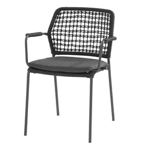 Barista dining stoel antraciet stapelbaar Taste 4SO, Tuin en Terras, Tuinstoelen, Nieuw, Ophalen of Verzenden