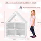 Boekenkast - Boekenrek - Voor kinderen - 88x34x108 cm - Wit, Huis en Inrichting, Verzenden, Zo goed als nieuw