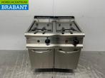 RVS Baron Dubbele Friteuse frituur 2 x 15 liter 26 kW, Zakelijke goederen, Ophalen of Verzenden, Gebruikt