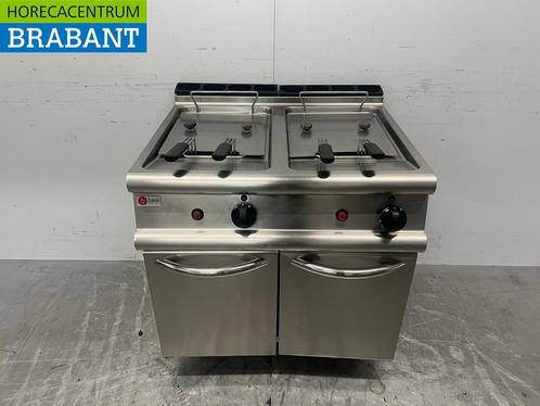 RVS Baron Dubbele Friteuse frituur 2 x 15 liter 26 kW, Zakelijke goederen, Horeca | Keukenapparatuur, Gebruikt, Ophalen of Verzenden