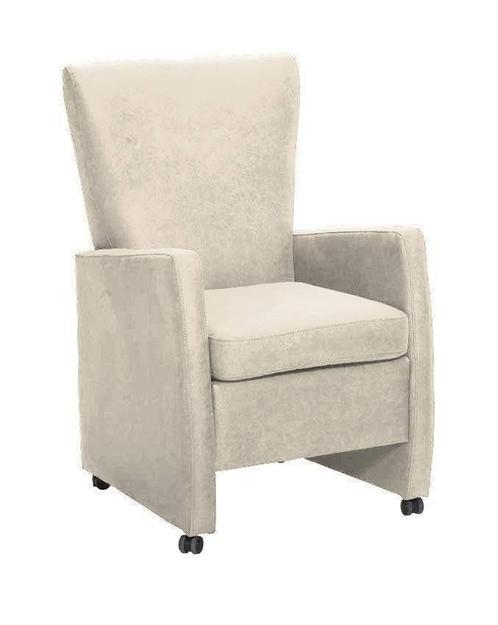 Eetkamerstoel Max - eetkamerstoelen - Creme, Huis en Inrichting, Stoelen, Nieuw, Stof