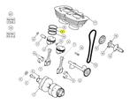 Royal Enfield RING, PISTON 2ND - 574134D Interceptor 650, Motoren, Verzenden, Nieuw