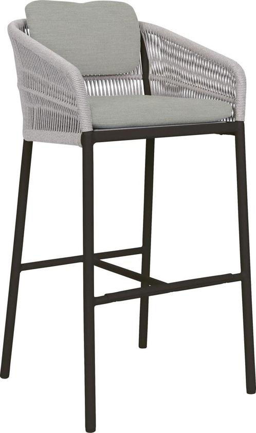 Stern nJella barkruk aluminium/koord inclusief kussenset -, Huis en Inrichting, Krukjes, Ophalen of Verzenden