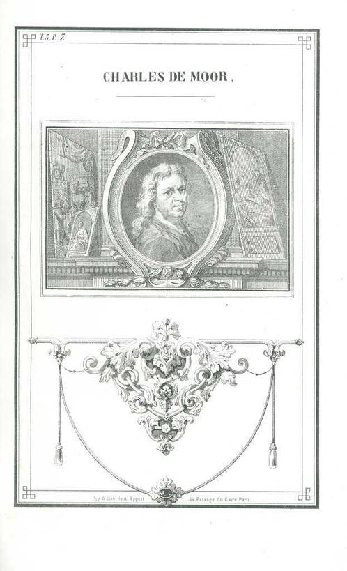 Portrait of Carel de Moor, Antiek en Kunst, Kunst | Etsen en Gravures