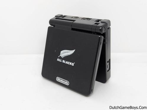 Gameboy Advance SP - Console - All Blacks, Spelcomputers en Games, Spelcomputers | Nintendo Game Boy, Gebruikt, Verzenden