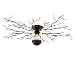 Art Deco plafondlamp zwart 80 cm - Ramuri, Nieuw, Overige materialen, Landelijk