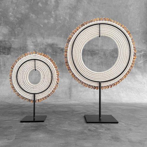 Decoratief ornament (2) - NO RESERVE PRICE - Pair of White, Antiek en Kunst, Kunst | Designobjecten