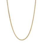 Gouden lengtecollier gourmet 45.5 cm 14 karaat, Verzenden, Zo goed als nieuw, Goud, Goud