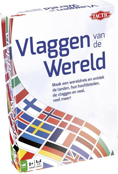 Vlaggen Van De Wereld | Tactic - Educatieve spellen, Kinderen en Baby's, Speelgoed | Educatief en Creatief, Nieuw, Verzenden