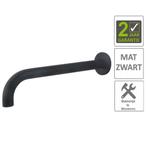 BWS Wastafelkraan Uitloop Rond 31.3 cm Mat Zwart, Ophalen of Verzenden, Nieuw, Kraan