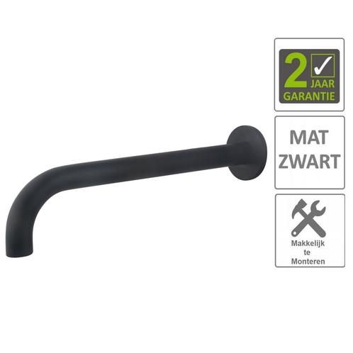 BWS Wastafelkraan Uitloop Rond 31.3 cm Mat Zwart, Doe-het-zelf en Verbouw, Sanitair, Kraan, Nieuw, Ophalen of Verzenden