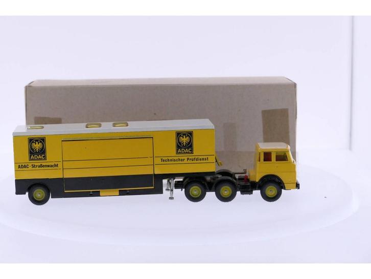 Schaal 1:55 SIKU V343 Henschel ADAC Technischer Prüfdiens.., Hobby en Vrije tijd, Modelauto's | Overige schalen, Gebruikt, Ophalen of Verzenden