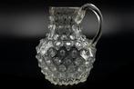 Biedermeier bubble glass pitcher with handle 1860 - Kruik -