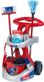 Klein Toys Vileda reinigingswagen - dweil, bezem en, Ophalen of Verzenden, Zo goed als nieuw