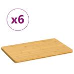 vidaXL Ontbijtborden 6 st 22x14x0,8 cm bamboe, Huis en Inrichting, Keuken | Servies, Verzenden, Nieuw