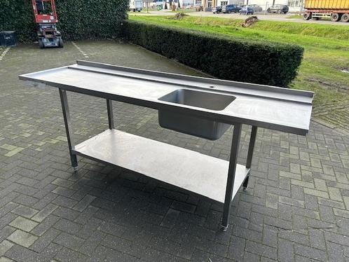 Aanvoertafel met wasbak, Zakelijke goederen, Horeca | Overige