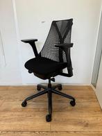 Refurbished Herman Miller Sayl - Zwarte Bureaustoel, Verzenden, Zwart, Zo goed als nieuw, Bureaustoel