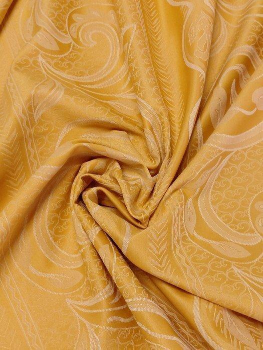 “Sole Fiorentino” – Jacquard Calusiese Giallo Miele Made in, Antiek en Kunst, Antiek | Kleden en Textiel